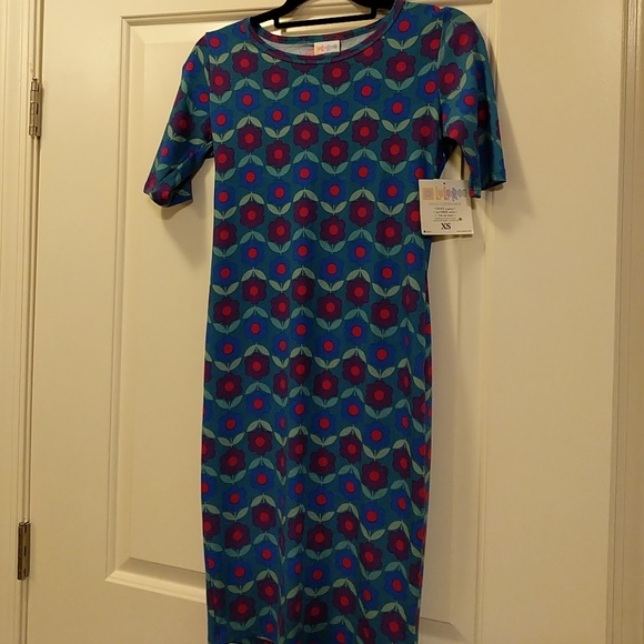 🆕 LuLaRoe Julia Dress - Picture 1 of 5